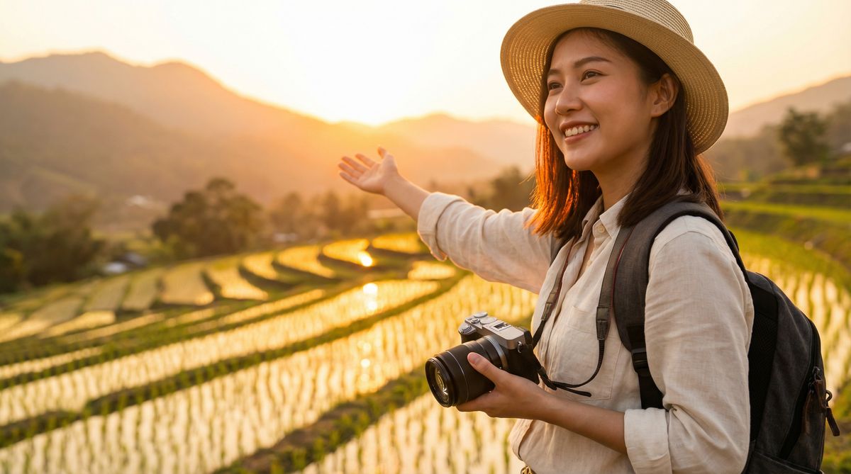 多人运动旅行视频